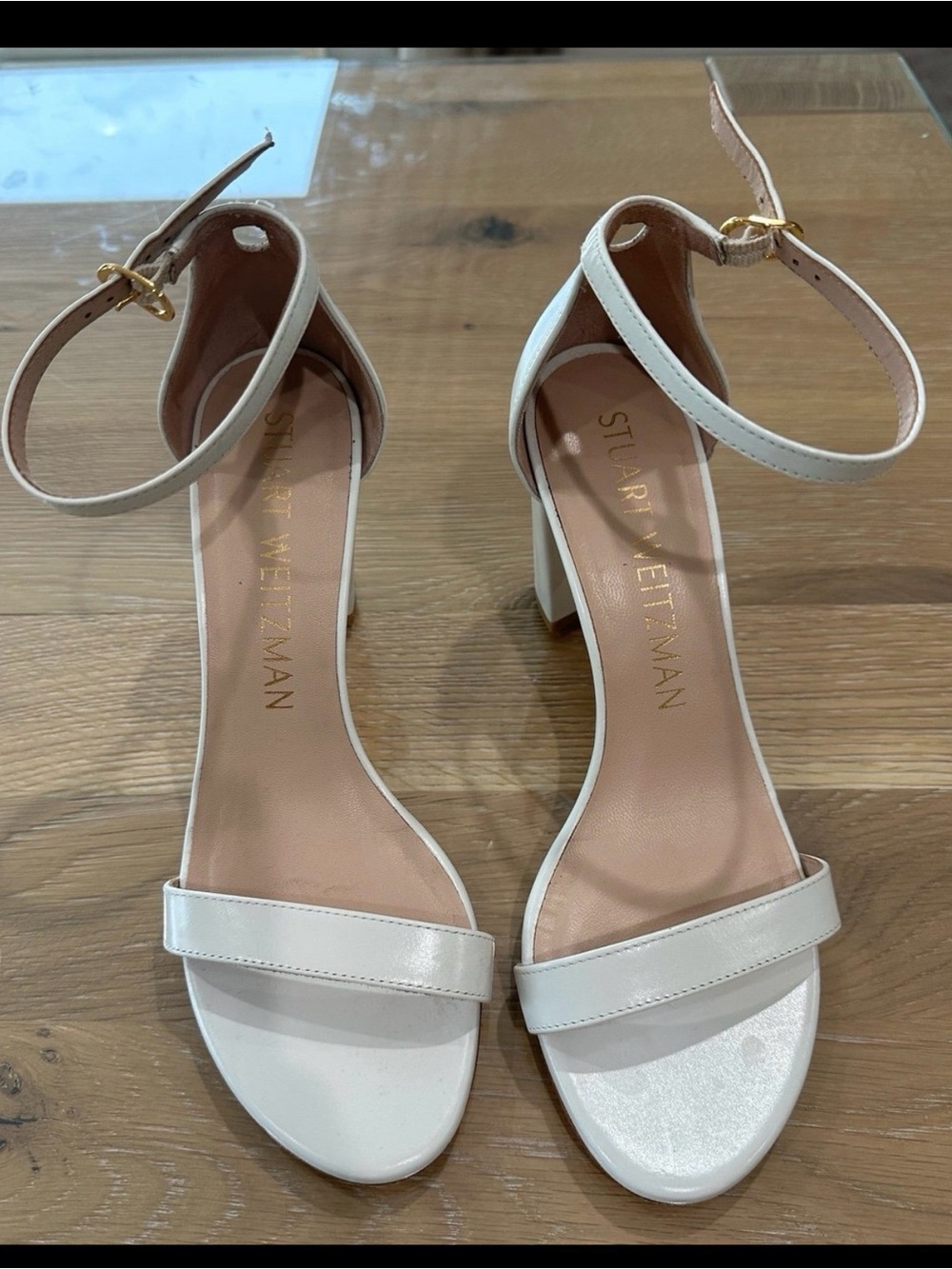 Stuart Weitzman Block Heel Sandals